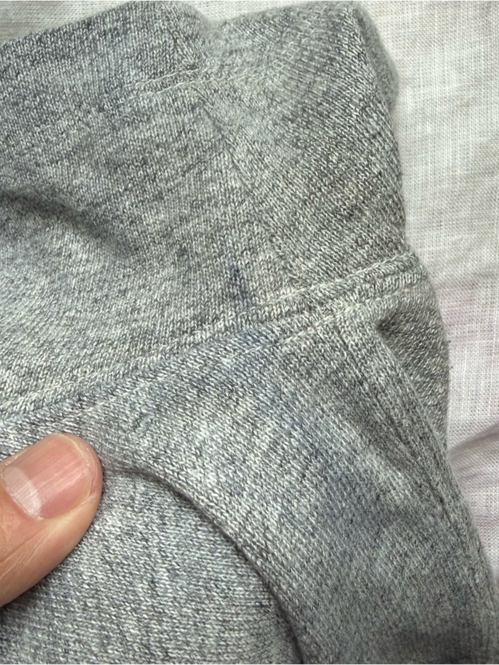 BUCK MASON heather grey cotton field-spec heavy boxy crew neck tee t-shirt - Picture 8 of 8